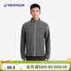迪卡儂登山徒步男士搖粒絨夾克 QUECHUA MH120 灰色 2559152 XL