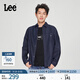 Lee標準版翻領(lǐng)經(jīng)典工裝設計男士長(cháng)袖牛仔襯衫日常休閑潮流LMT009 清水洗 L