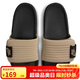 耐克NIKE運動(dòng)拖鞋男子一字拖OFFCOURT休閑鞋DQ9624-004黑卡其41