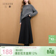 三彩2025冬季新款簡(jiǎn)約優(yōu)雅松緊腰半身裙氣質(zhì)通勤A(yíng)字裙長(cháng)裙M