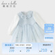 戴維貝拉（DAVE＆BELLA）女童小香風(fēng)連衣裙春網(wǎng)紗公主裙兒童周歲禮服裙子