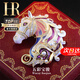赫蓮娜(HR)輕奢以夢(mèng)為馬女胸針本命年時(shí)尚高檔西裝防走光情人節生日禮物 五彩寶駿胸針