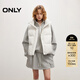 ONLY2025冬季新款簡(jiǎn)約短款顯瘦立領(lǐng)馬甲白鴨絨羽絨服女|125452004 S12亮奶油白色 XS