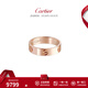 卡地亞（Cartier）戒指男女同款 LOVE系列結婚戒指經(jīng)典款情侶戒指 送男女友禮物 18k玫瑰金 B4084800 ?？ㄐ畔?隨機年份 51