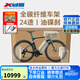 喜德盛（xds）公路自行車(chē)AD7碳纖維破風(fēng)架24速電子變速油剎 綠魔105機械變 500mm