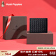 暇步士（Hush Puppies）錢(qián)包男士頭層牛皮商務(wù)通勤個(gè)性編織紋多卡位短款錢(qián)包生日禮物