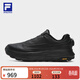 FILA 斐樂(lè )官方男鞋戶(hù)外鞋2025冬新款BOA探險家3菁英版運動(dòng)跑步鞋 黑-BK 41