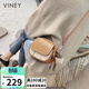 viney牛皮包包女包洋氣手機包輕奢斜挎單肩包生日禮物高級感送女友老婆