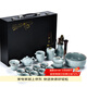 祥業(yè)定青瓷功夫茶具套裝家用高檔泡茶壺茶杯茶盤(pán)喬遷搬家送禮伴手禮物 定青瓷祥龍壺八杯15件淺藍禮盒裝