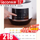 樂(lè )創(chuàng  )（lecon）迷你電壓力鍋智能小電飯煲2L高壓力鍋智能可預約大容量電飯鍋學(xué)生宿舍小電飯煲 3L電壓力鍋（2-4人使用）