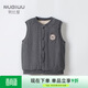努比屋兒童保暖馬甲秋冬大童內穿夾棉背心女童加棉加厚校服神器男童坎肩