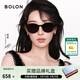 BOLON暴龍眼鏡26年新品楊紫同款墨鏡橢圓框太陽(yáng)鏡偏光鏡男女旅游BL3266 C10 亮黑鏡框【偏光】