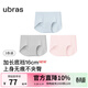 ubras【加長(cháng)底襠】無(wú)尺碼無(wú)痕內褲女7A抗菌襠運動(dòng)瑜伽防尷尬不夾臀 【加長(cháng)底襠】漣漪藍色+灰色+冷桃粉色 均碼 90-130斤