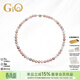 GiO珠寶 彩色淡水珍珠項鏈珠串送媽媽禮物實(shí)用 6.5-7.5mm 43cm