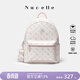 紐芝蘭（NUCELLE）雙肩包女2026新款輕奢時(shí)尚背包大學(xué)生書(shū)包飛馬女包開(kāi)學(xué)季生日禮物 桃桃粉大版【高端生日禮物送女友】