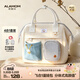 圣愛(ài)貝（Alamom）嬰兒車(chē)掛包媽咪包外出輕便小號手推車(chē)遛娃神器置物籃收納袋 【手/單/雙肩】風(fēng)信子灰