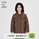 jnby by JNBY新款江南布衣童裝中長(cháng)款花朵絎縫可愛(ài)羽絨服24秋女童1O9C10990 209/深棕 160 cm