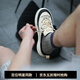 LOXKI洛克斯基【明星同款】一腳蹬半拖鞋男25年新款透氣增高懶人休閑鞋 焦糖黑色 42