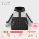 戴維貝拉兒童三防外套秋裝男童女童洋氣衣服寶寶防風(fēng)防水風(fēng)衣