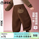ASK JUNIOR兒童褲子25冬小童加絨加厚保暖燈芯絨長(cháng)褲女童休閑褲運動(dòng)跑步褲