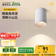 鹿家良品（LUUGAA）喬木明裝筒燈防眩光led射燈全光譜護眼無(wú)主燈具客廳臥室過(guò)道燈 射燈|全光譜|7W|3500K|全白杯