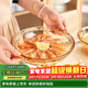 格娜斯雙耳耐熱玻璃盤(pán)子家用菜盤(pán)披薩烤盤(pán)蒸蛋盤(pán)鮑魚(yú)涼菜湯盤(pán)微波爐9寸