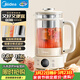 美的（Midea）養生壺雙層防燙煮茶壺24h預約燒水壺12小時(shí)恒溫電熱水壺抗菌316L不銹鋼0.8L小容量YSAS0801