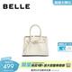 百麗包女26春鎏金歲月小號商場(chǎng)款牛皮革mini鉑金包手提包BL894AX6 米白 F