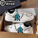 鞋子男款洋基隊男鞋莆田新款板鞋男百搭休閑運動(dòng)厚底情侶韓版鞋女 白黑低幫（經(jīng)典正確版本） 42