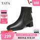 他她（TATA）冬休閑時(shí)裝靴女7AC56DD4 黑色 35