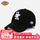 Dickies2026新款春夏季防曬棒球帽男女遮陽(yáng)帽透氣百搭嘻哈帽登山戶(hù)外帽子 黑色-男女同款 均碼 （可調節 適合頭圍51-62cm）