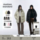 MUSINSA STANDARD韓國春季高腰顯瘦燈芯絨直筒褲女士洋氣褲子 奶油色(CR) 26