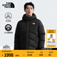 北面（The North Face）羽絨服情侶款BALHAM防潑濺550蓬鵝絨填充保暖|8929 4H0/宇宙黑 3XL /190