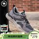 駱駝牌 男鞋休閑鞋輕盈軟底透氣百搭運動(dòng)鞋子男 P16M391021 火山灰 42