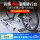 洛克兄弟（ROCKBROS） 自行車(chē)滾筒騎行臺三折式室內訓練架騎行訓練臺山地公路車(chē)裝備 白色（可折疊/無(wú)需拆車(chē)/通用車(chē)型）