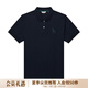 哈吉斯（HAZZYS）男裝 夏季男上衣3A抗菌涼感防螨短袖polo衫男ASTZE0CBX72 深藏青色DN L (175/96A 48)