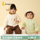 童泰秋冬5個(gè)月-4歲嬰幼兒寶寶輕薄款外出服羽絨外套羽絨服 米色 100 cm
