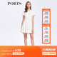PORTS寶姿早春新品女裝優(yōu)雅休閑短袖連衣裙ASM8D053NWB011 奶白色 S (4)