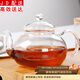 正揚 玻璃壺 高硼硅耐熱玻璃花茶壺功夫紅茶具泡沖茶器 玻璃茶壺-西施款 600ml