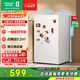 容聲95升單門(mén)立式柜冷藏微凍迷你單門(mén)家用宿舍小戶(hù)型租房一級能效小型冰箱國家補貼官方旗艦店 假日白 95L BC-95D12