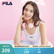 FILA 斐樂(lè )官方女子針織背心夏新款時(shí)尚休閑簡(jiǎn)約修身白色吊帶 標準白-WT M 165/84A