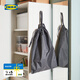 宜家（IKEA）RENSARE雷恩薩瑞衣類(lèi)收納袋旅行小件物品收納學(xué)生宿舍 灰色黑色衣類(lèi)收納袋3件套