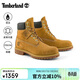 添柏嵐（Timberland）踢不爛男鞋戶(hù)外防水抓地牢固舒適耐穿大黃靴10061 小麥色 7.5