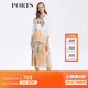 PORTS寶姿春夏新款女裝時(shí)尚印花半身裙百褶裙LM8S049MPP025 SIL GREEN PRINT L (8)