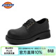 Dickies【陸柯燃同款】工裝鞋男鞋春季百搭英倫皮鞋男低幫馬丁鞋情侶鞋 黑色 40 【偏大一碼，適合運動(dòng)鞋41】