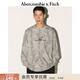 Abercrombie & Fitch【棉質(zhì)T恤】美式舒適創(chuàng  )意圖案LOGO打底長(cháng)袖T恤25秋男裝123-5260 迷彩 M (180/100A)