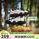 駱駝（CAMEL）丑萌2.0 山系版戶(hù)外休閑鞋女厚底登山鞋 L25S469009A 米/黑/銀 38