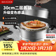 美廚（MAXCOOK）不銹鋼蒸鍋 30cm二層蒸鍋湯鍋 高拱蓋感溫 燃氣電磁爐通MCZ989