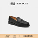 蔻馳（COACH）女士女鞋經(jīng)典標志JANIE樂(lè )福鞋單鞋百搭輕奢通勤鞋子 黑色/ 碳灰色 36