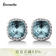 Eternelle法國永恒奧地利水晶耳釘 歐美風(fēng)氣質(zhì)耳環(huán)簡(jiǎn)約耳飾女生日禮物 天際藍